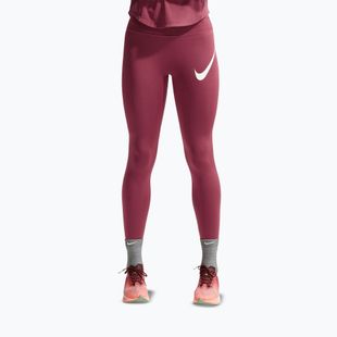 Dámské legíny Nike Tempo Swoosh Run pink smoke/white