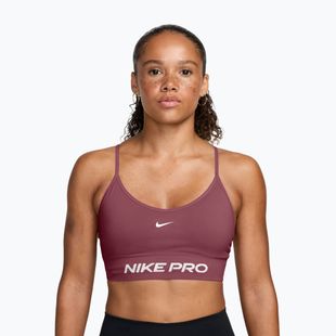 Sportovní podprsenka Nike Pro Seamless pink smoke/white