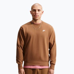 Pánská mikina Nike Club ale brown/white