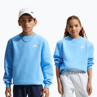 Dětská mikina Nike Sportswear Club Fleece football blue/white