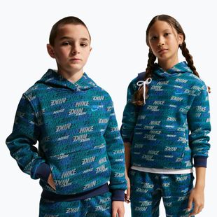 Dětská mikina Nike Sportswear Club Fleece bright spruce/midnight navy/game royal