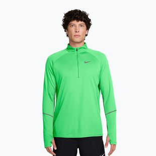 Pánská běžecká mikina Nike Miler Dri-Fit UV 1/2 Zip illusion green