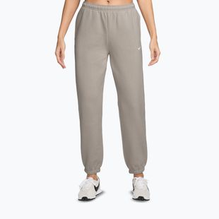 Dámské kalhoty Nike Studio Fleece cream li/sail