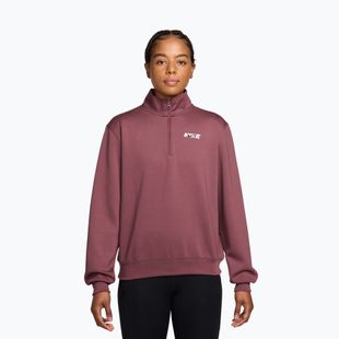 Dámská tréninková mikina Nike Studio Fleece Sport pink smoke/mystic dates/white