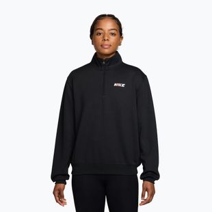 Dámská tréninková mikina Nike Studio Fleece Sport black/university red/white