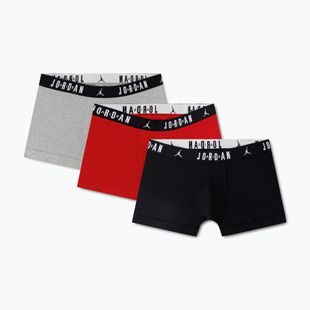 Pánské boxerky Nike Jordan Flight Cotton Trunk 3pk gym red/black
