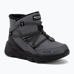 Dětské zimní boty SKECHERS Turbo Tread Storm Glider gray