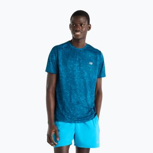 Pánské tričko na lezení New Balance Essentials Printed T-Shirt streamsong