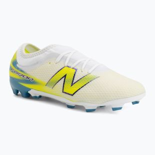 Dětské kopačky New Balance Furon Team V9 FG white/alkaline green