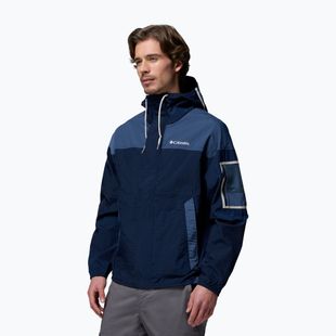 Pánská větrovka Columbia Challenger II Windbreaker collegiate navy/dark mountain