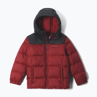 Dětská zateplená bunda  Columbia Puffect Hooded Red Oxide/Black