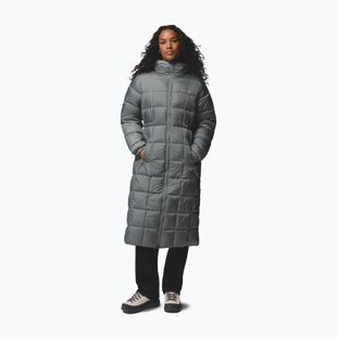 Dámská zateplená bunda Columbia Puffect III Long sedona sage