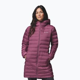 Dámská péřová bunda Columbia Lake 22 II Down Long Hooded antique mauve