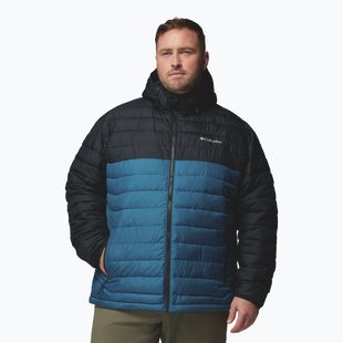 Pánská bunda Columbia Powder Lite II Hooded phoenix blue/black