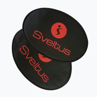 Posilovací klouzavé disky Sveltus Gliding Disc 2 ks černé 0803