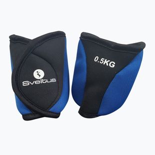 Zátěž na kotníky Sveltus Ankle Weight Cuff 2 x 500 g blue