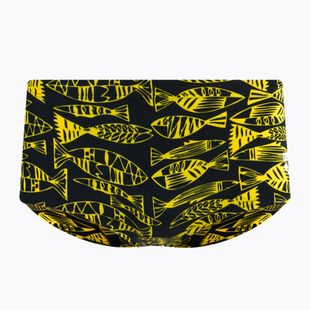Bokserki kąpielowe męskie arena Fisk Low Waist Short černo-žlutá 2A358/53
