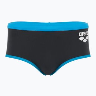 Pánské plavecké boxerky arena One Low Waist Short Big Logo asphalt/turquise