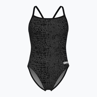 Dámské jednodílné plavky Arena Snake Skin Challenge black/team black