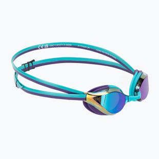 Dětské plavecké brýle arena Python Mirror Jr emerald/peacock/plum