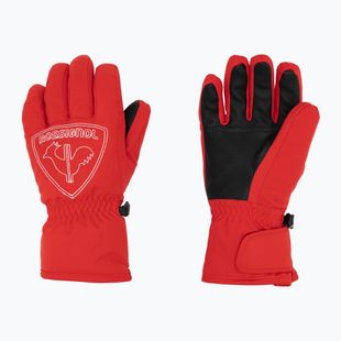 Rossignol Jr Rooster G sports červené dětské lyžařské rukavice