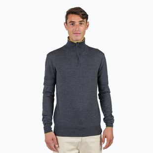 Pánský svetr Rossignol Stripe Hz Knit New onyx grey