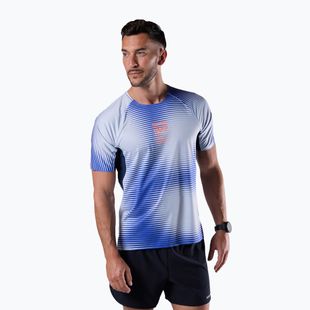 Pánské běžecké tričko Rossignol Sapa Ultra Tee dazzle blue line fogg