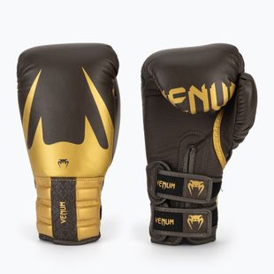 Boxerské rukavice Venum Reverso Boxing chocolate/gold