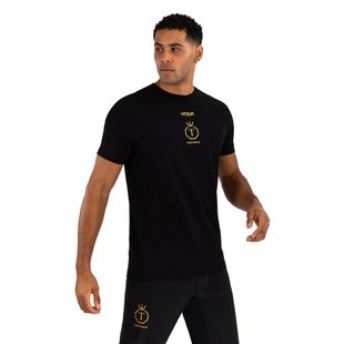 Pánské tričko Venum x Ilia Topuria Unmatched black/gold