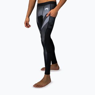 Pánské tréninkové legíny Venum No Gi Spats black/silver grey
