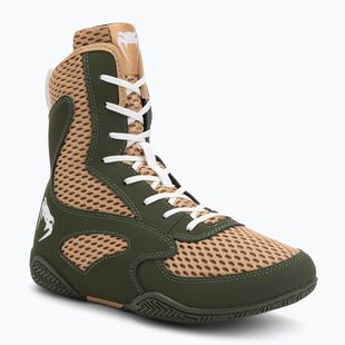 Pánské boxerské boty Venum Contender Boxing military green/sand