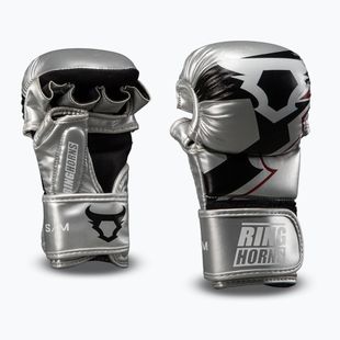 Boxerské rukavice Venum Ringhorns Charger Boxing silver/black