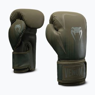 Boxerské rukavice Venum Stealth Boxing khaki/dark green