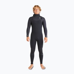 Pánský neopren Billabong 5/4mm Furnace Natural Chest Zip Hooded Black