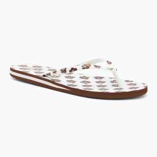 Dámské žabky ROXY Portofino III dc light brown/white