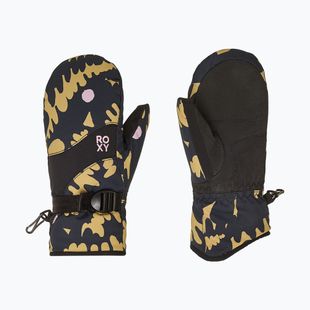 Dětské snowboardové rukavice Roxy Jetty Mitt fennel seed/big flower rg