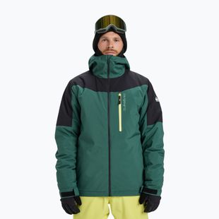 Pánská snowboardová bunda Quiksilver Titano trekking green
