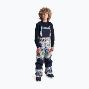 Dětské snowboardové kalhoty DC Roadblock Youth Bib Outer World Black