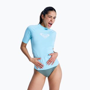 Dámské plavecké tričko ROXY Whole Hearted tanager turquoise