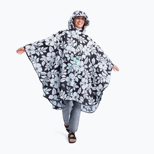Dámské pončo ROXY Midnight Rain anthracite the big mo