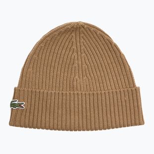 Zimní čepice Lacoste RB0001 date brown
