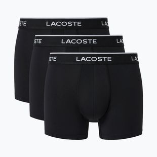 Pánské boxerky Lacoste 5H3202 Microfibra Negro 3 pack black