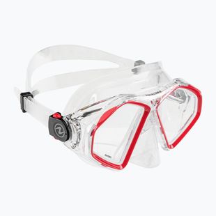 Potápěčská maska Aqualung Hawkeye transparentní/červená MS5570006
