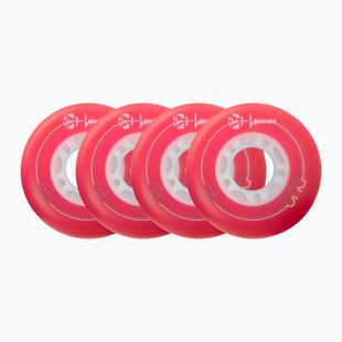 Kolečka na kolečkové brusle Luminous Led Wheels Duo 72mm/85A X4 red/blue