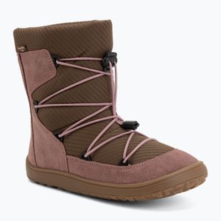 Dětské barefoot sněhule Froddo Barefoot Tex Track Wool dark pink