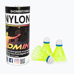Sunflex Nylonové badmintonové šipky 3XY 3 ks žluté 53559
