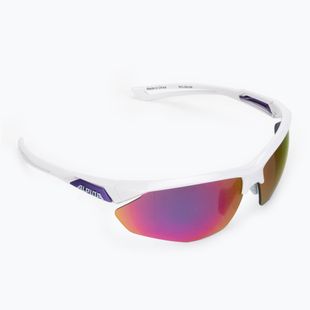 Brýle na kolo Alpina Defey HR white/purple/purple mirror