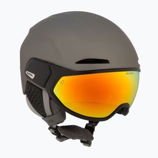 Lyžařská helma  Alpina Oro QV Mips gunmetal matt
