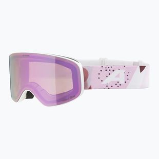 Dětské lyžařské brýle Alpina Fernie Q-Lite white/rose matt