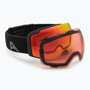 Lyžařské brýle Alpina Falera Mag Q-Lite black matt/red/pink
